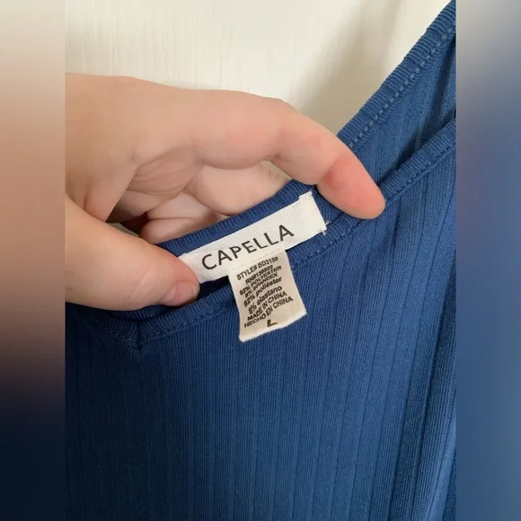 Capella Blue Maxi Dress - Size Large - Picture 4 of 4